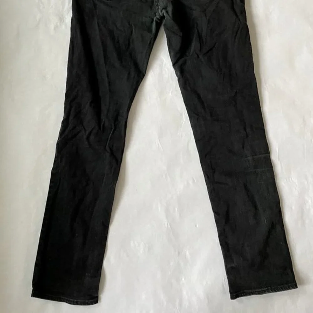 Levis 511 Mens Slim Fit Jeans Classic Black Wash Denim Pants V2